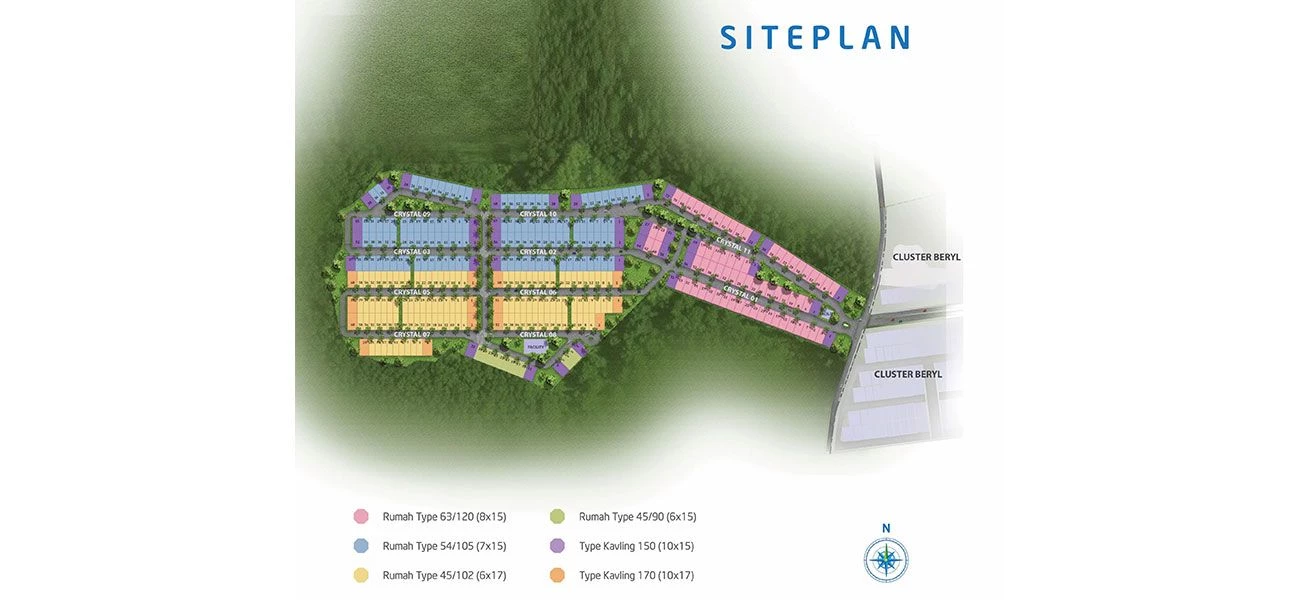 Kawanua Emerald City Site Plan